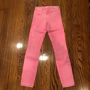 Guess hot pink skinny jeans